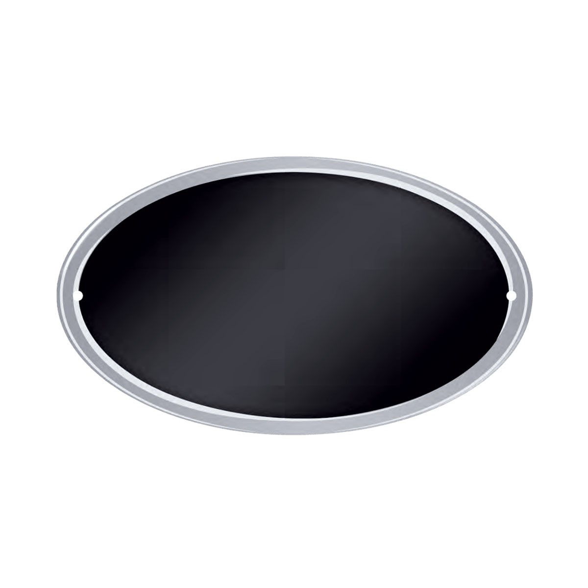 MOD.06 FONDO NERO BORDO ARG 0,8X85X145 OVALE BOMBATA