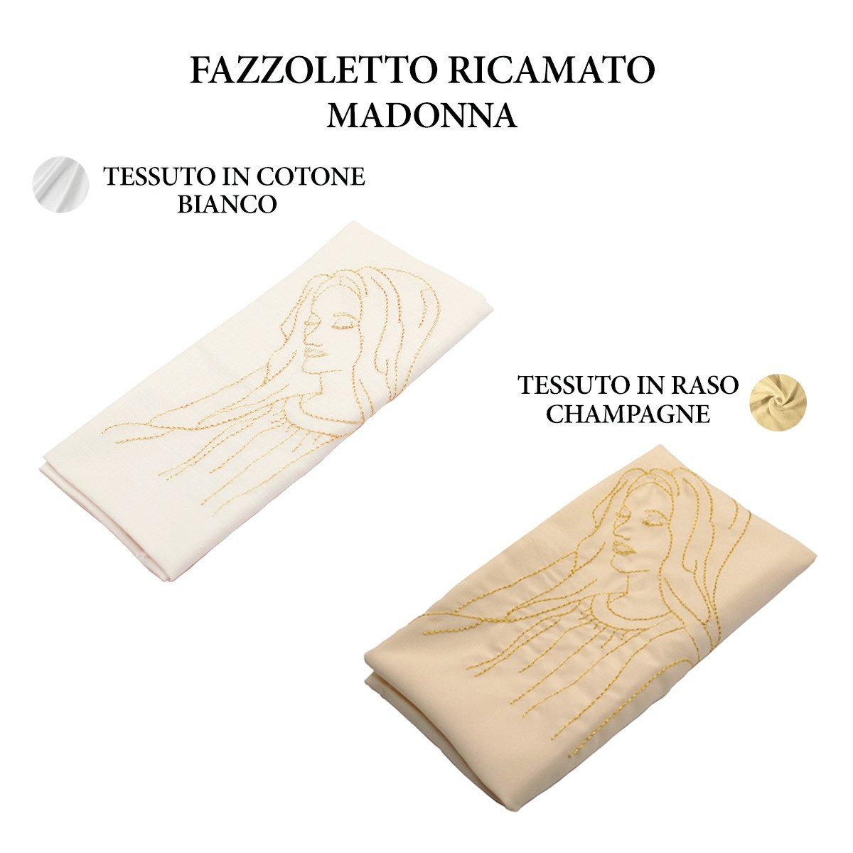 FAZZOLETTO MADONNA CHAMAPAGNE