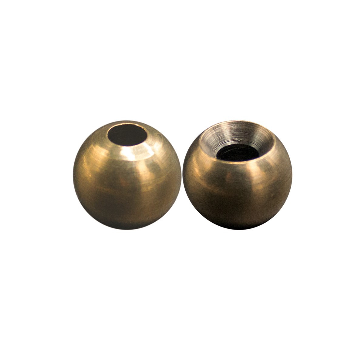 PALLINA IN OTTONE ANTICO SENZA VITE