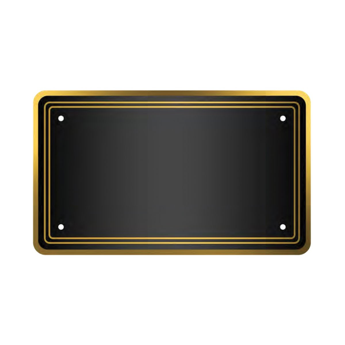 MOD.03 FONDO NERO BORDO ORO MM.08X90X150 PIANA