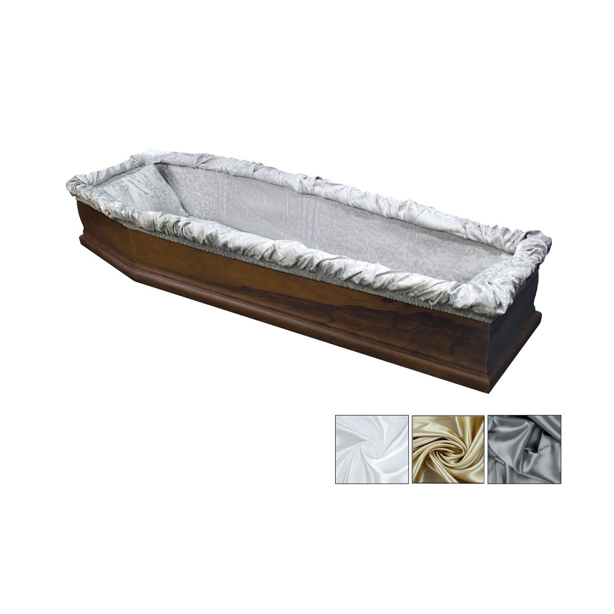 IMBOTTITURA AT-LE186 JACQUERED CON CARTONE DOPPIO CUSCINO BIANCA