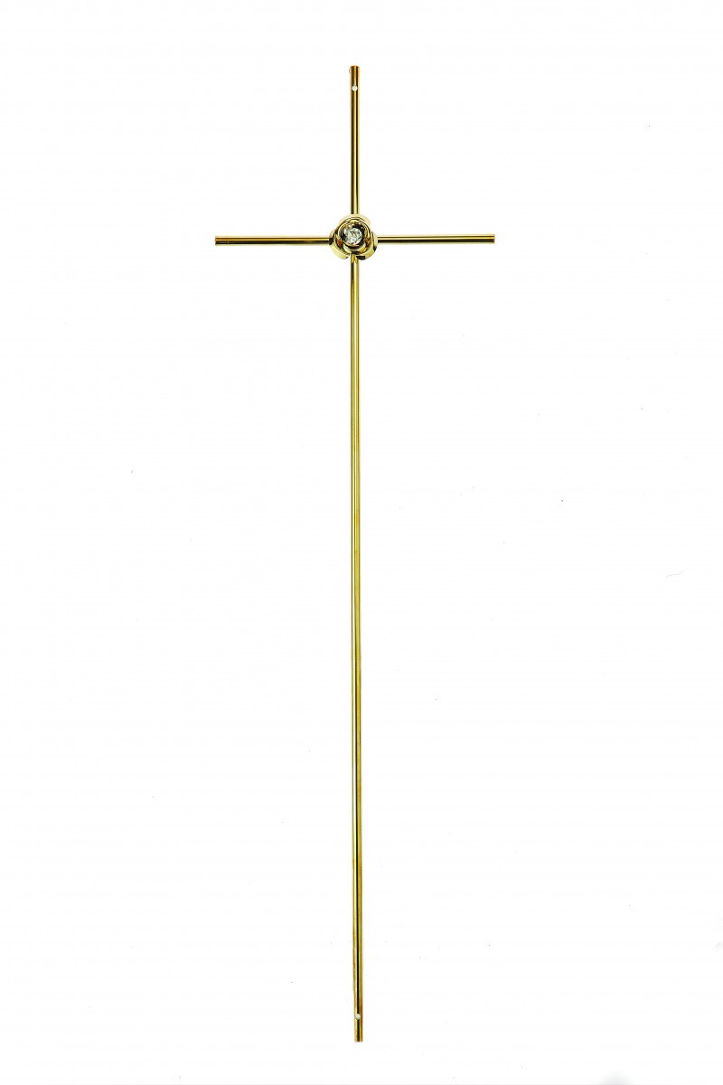 ARIA - CROCE LUCE DELLA VITA H 60CM 3 PZ ORO