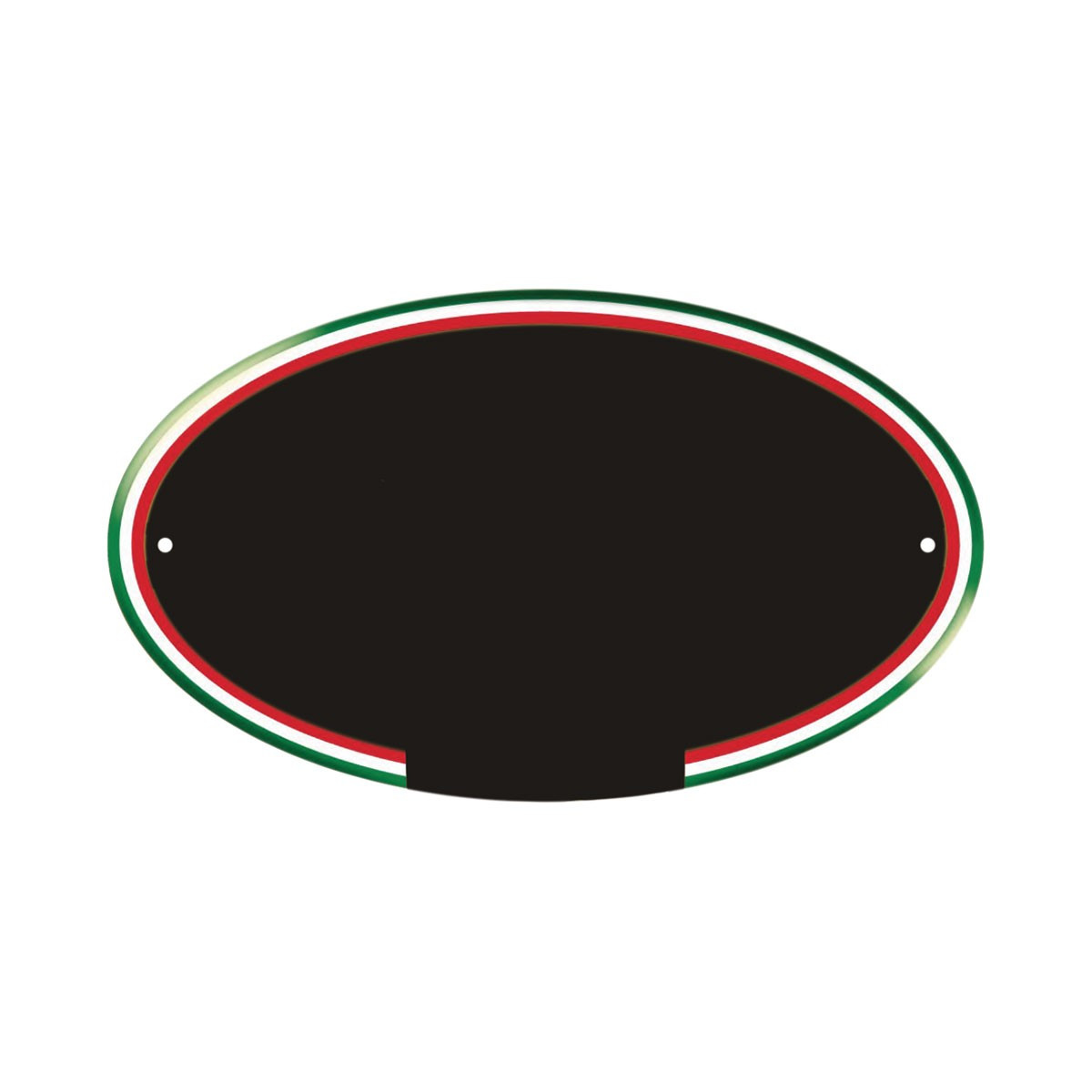 MOD. 06 FONDO NERO BORDO TRICOLORE MM.0,8x85x145 BOMBATA