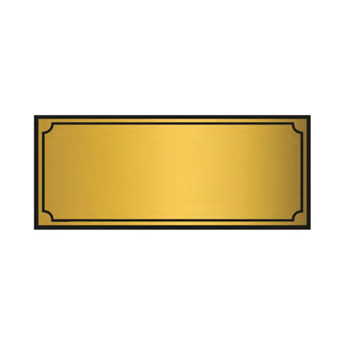 MOD.10 FONDO ORO BORDO NERO ITALIA MM.0,5X25X60