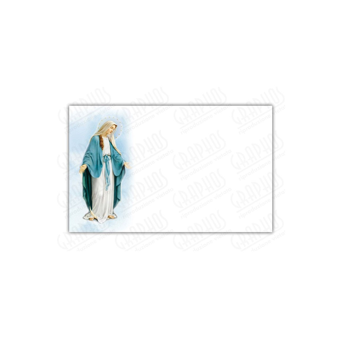 BIGLIETTINI RINGRAZIAMENTO COLORATI MADONNA