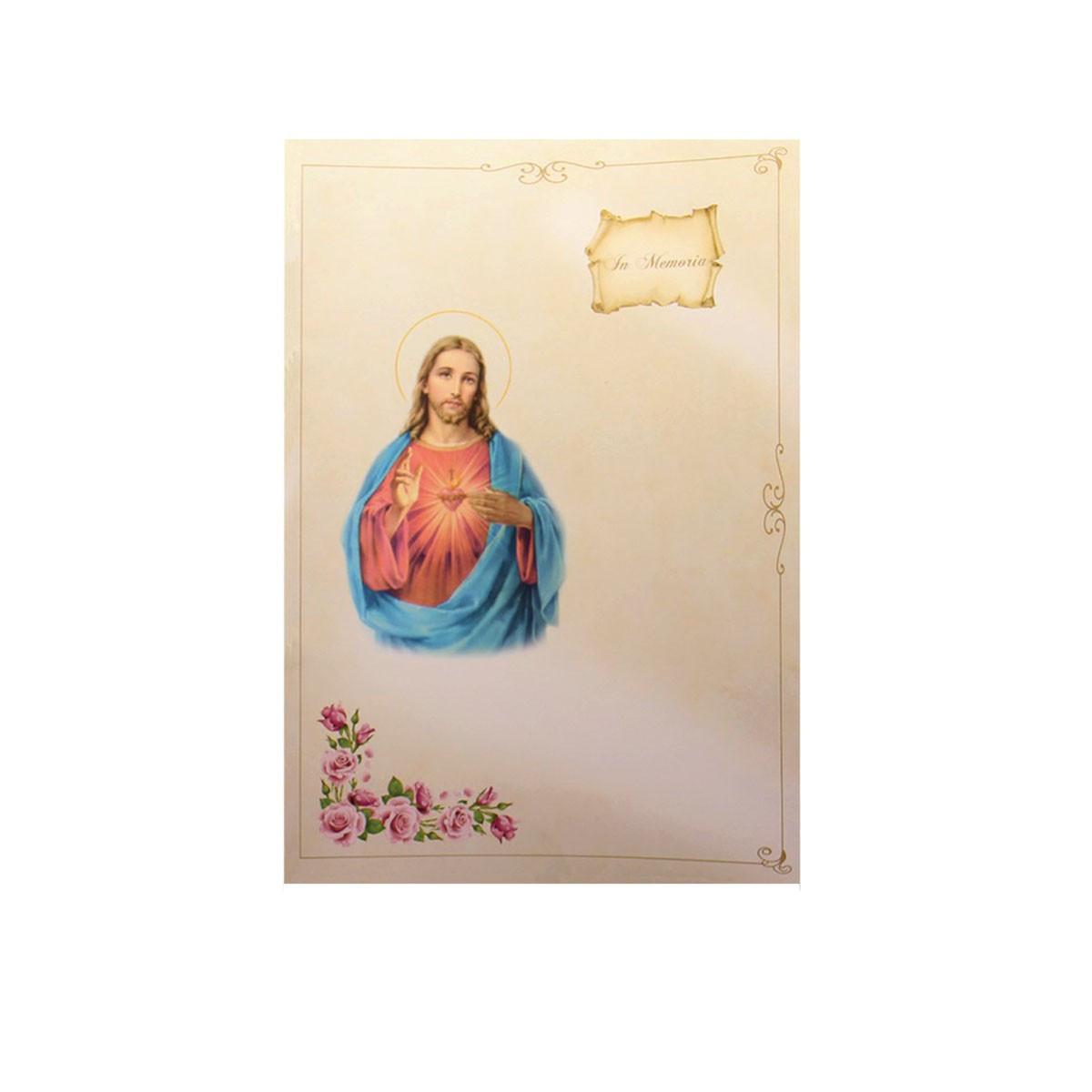 LIBRO FIRMA CUORE DI GESU GIALLO ECO