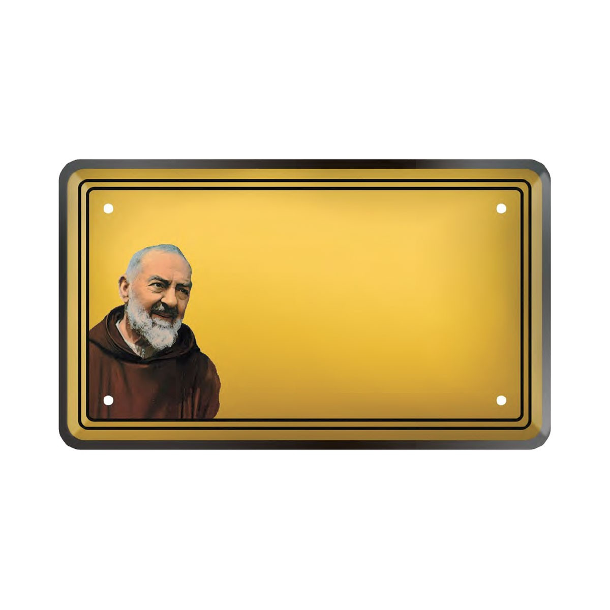 MOD.03 FONDO ORO BORDO NERO P.PIO MM.0,8X90X150 SER