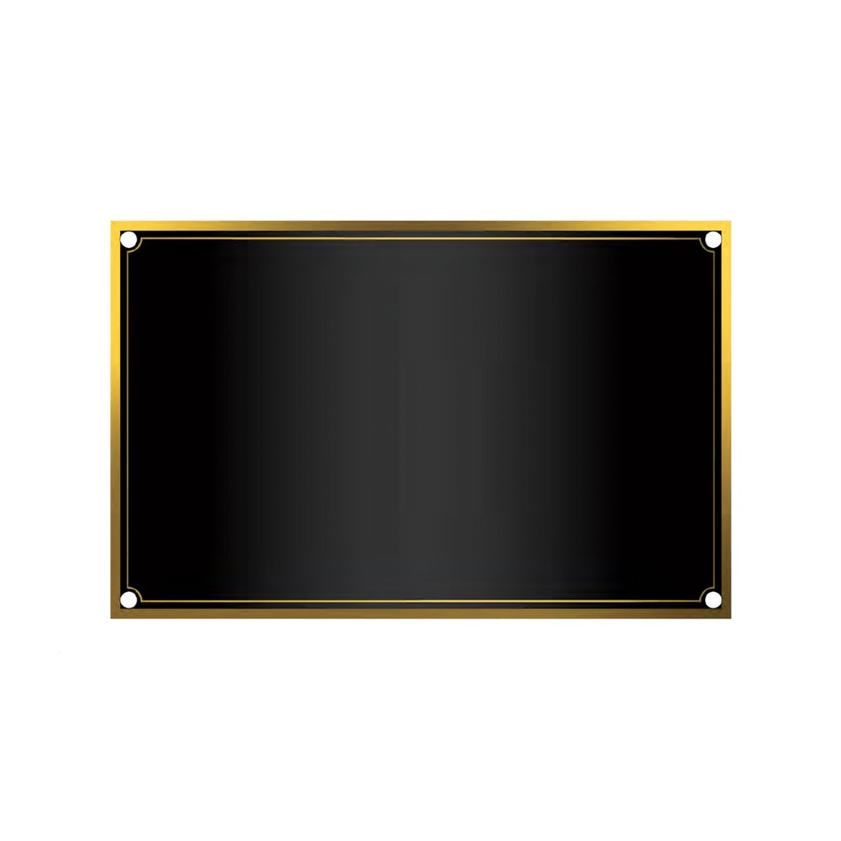 MOD.07 FONDO NERO BORDO ORO MM.0,8X80X125 PIANA 4F