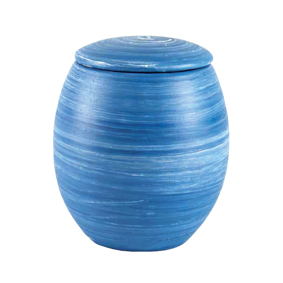 URNA CINERARIA VASO IN CERAMICA ITALIANA 1°FUOCO CM H20X30 COLORE A8