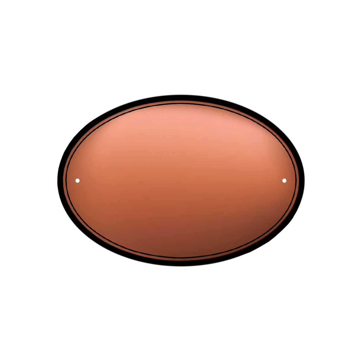 MOD.01 FONDO RAME BORDO NERO ITALIA MM.0,8X110X160