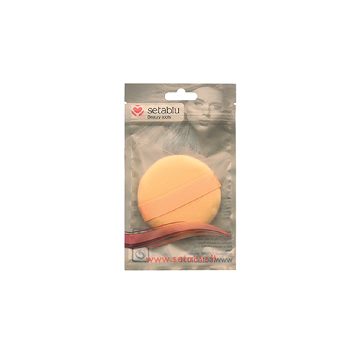 SETA BLU SPUGNETTA CIPRIA TONDA