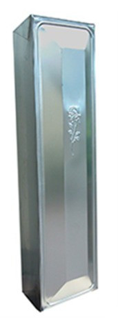 CASSA DI ZINCO 0,66 C/COPERCHIO PARALLELA 187 H31 ADERENTE