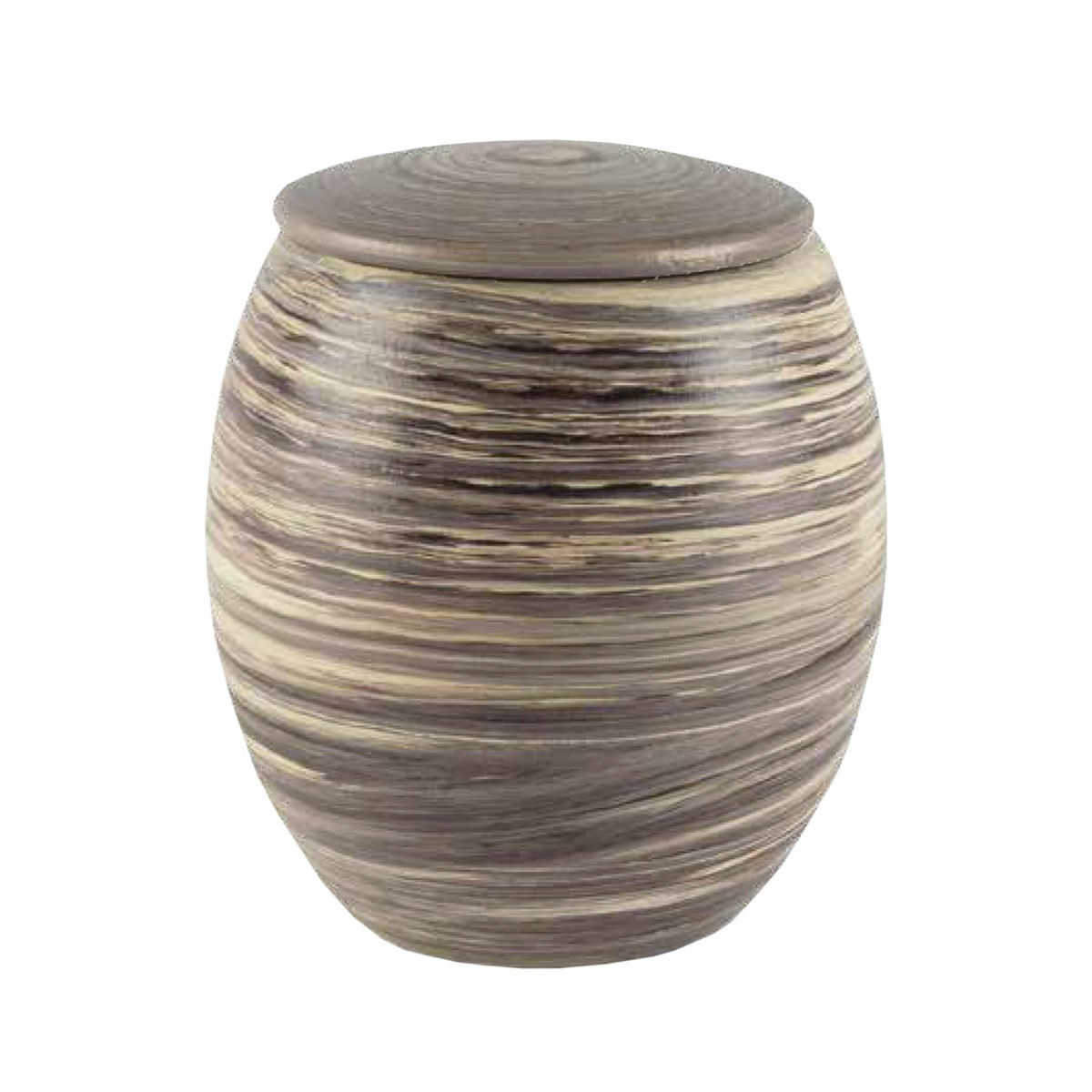 URNA CINERARIA VASO IN CERAMICA ITALIANA 3°FUOCO CM H20X30 COLORE A6