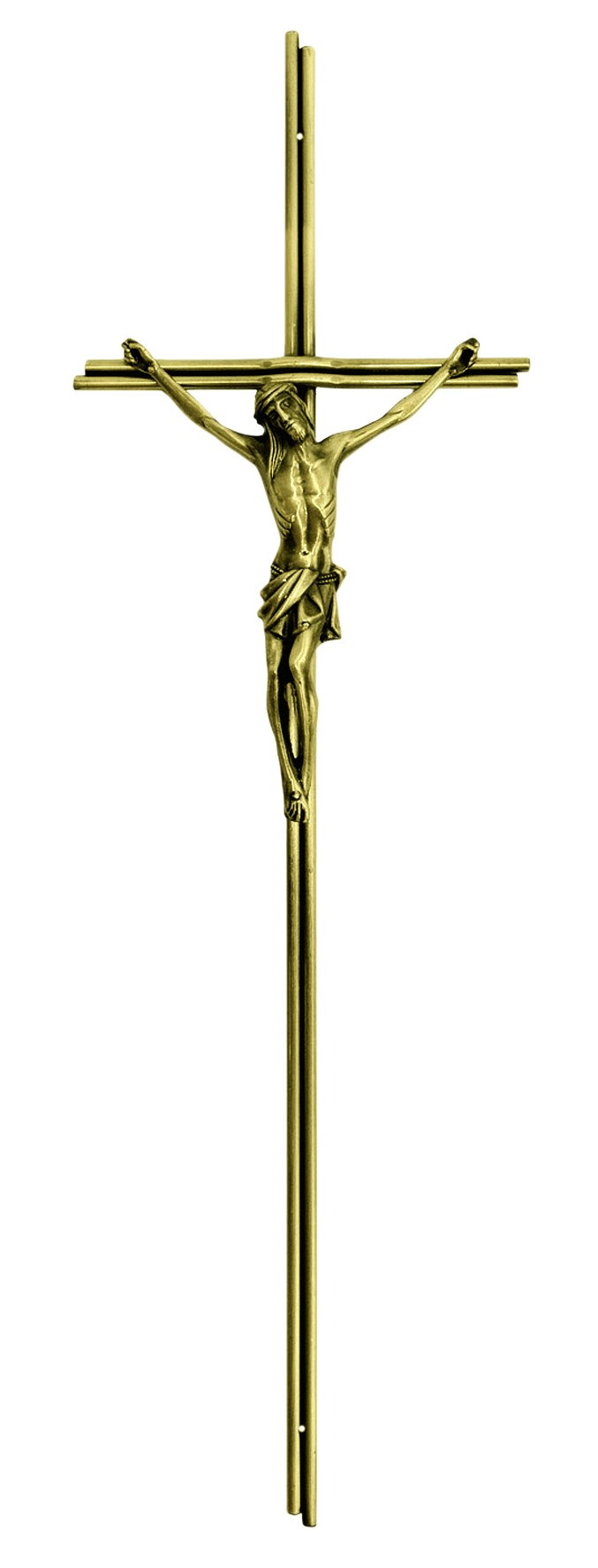 CROCEFISSO OTTONATO LUCIDO ART. 158/S