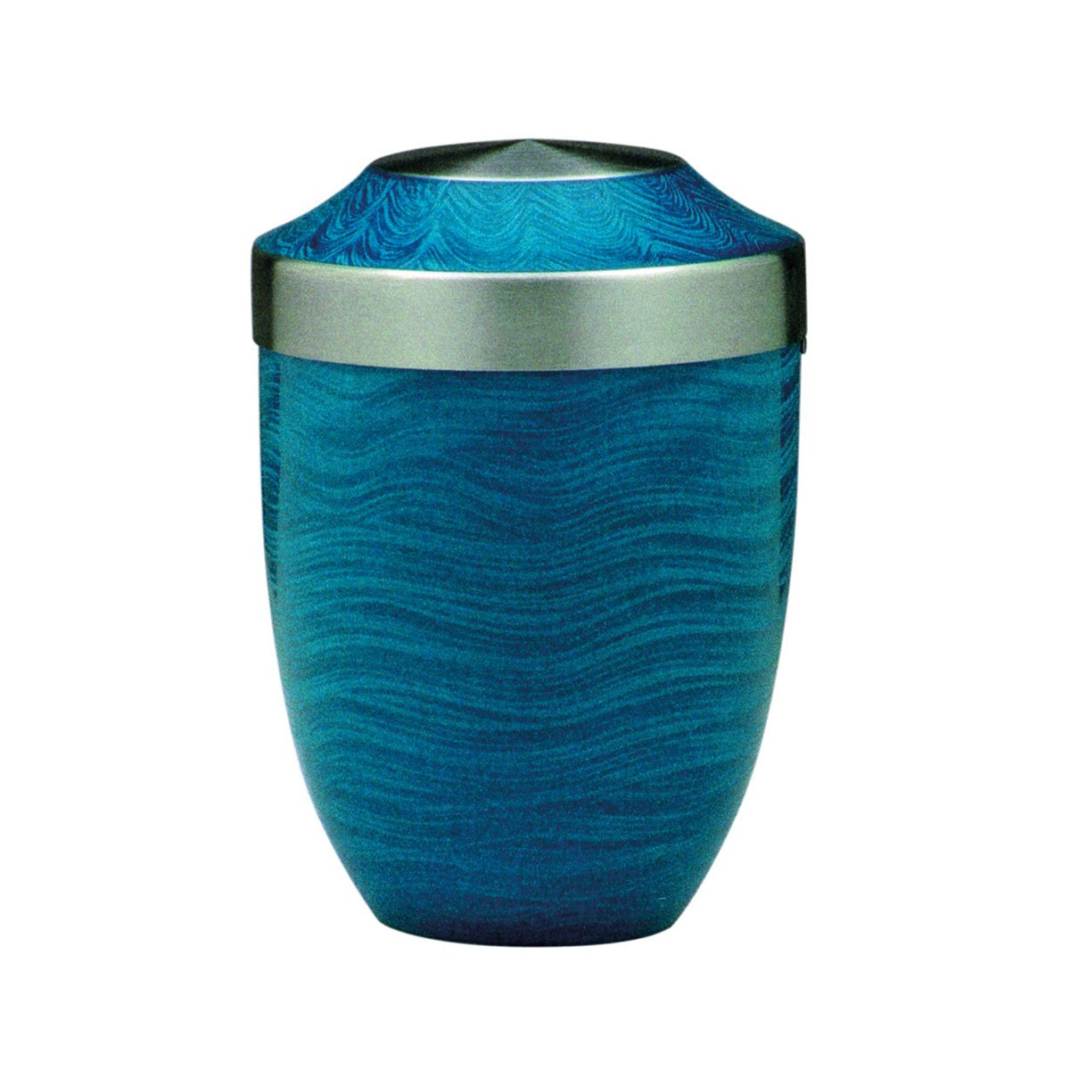 URNA IN ACCIAIO GALVANIZZATO 4,5L 2740/S CELESTE