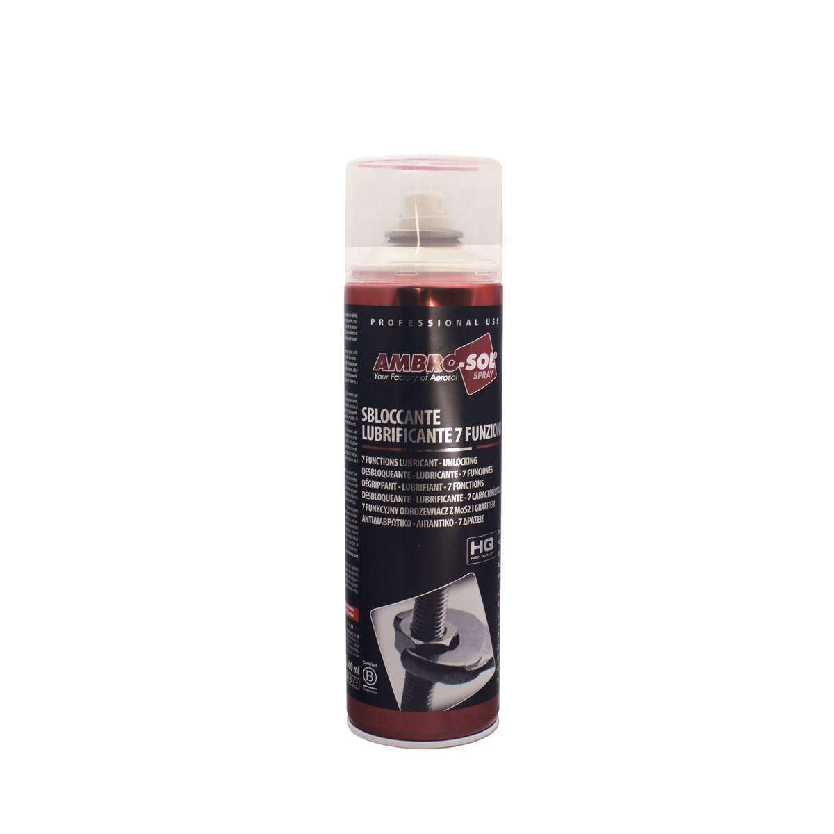SBLOCCANTE - LUBRIFICANTE SPRAY 7 FUNZIONI 500 ML (S157)